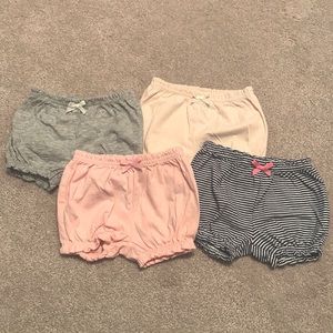 Bundle of Carter’s Infant Shorts - size 0-3 months
